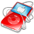iPod Video Red Apple Icon 48x48 png